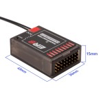 Original Radiomaster ER8 8CH PWM CRSF ExpressLRS 2.4Ghz 100mw Dual Antenna for RC Parts & Accs